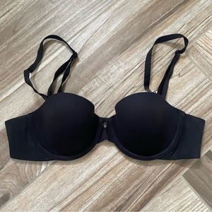NEW Victoria’s Secret Lined Strapless Bra Black Size 34A/Small